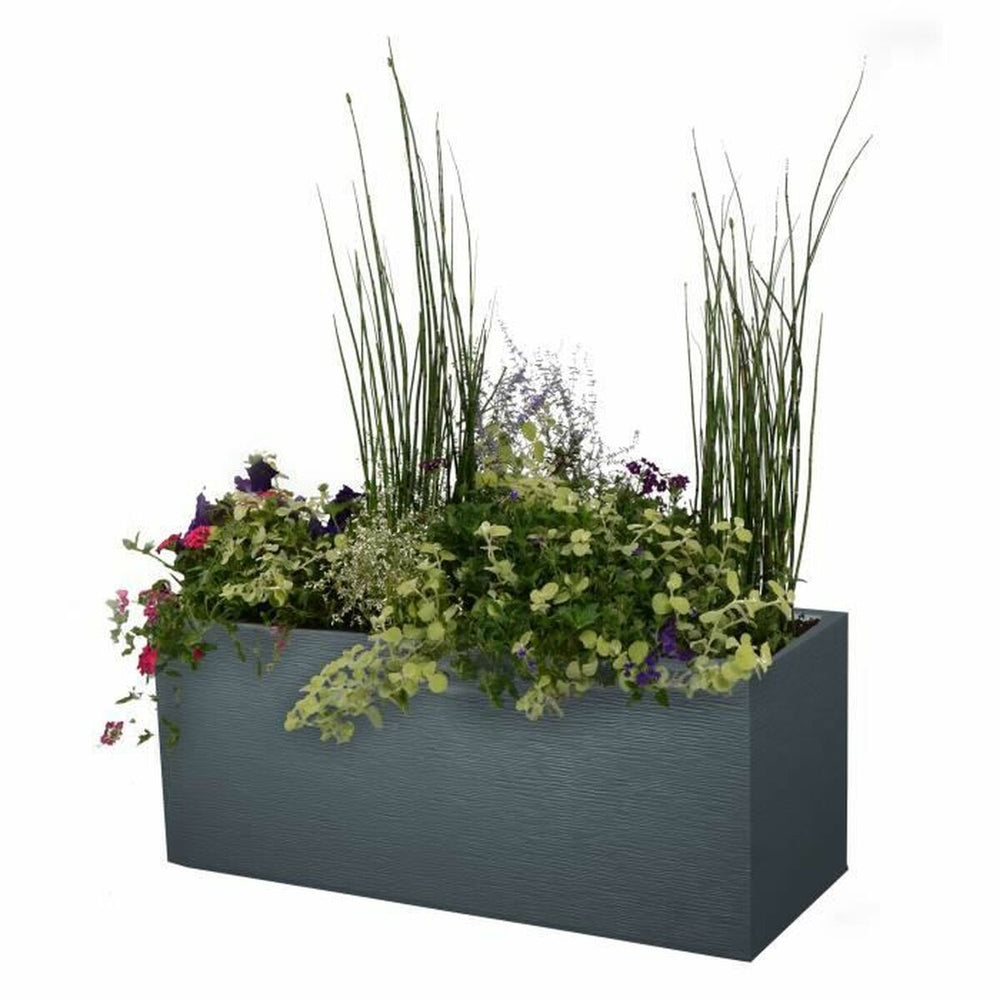 Eda Plantenbak Eda Graphit Up Rechthoekig Antraciet 99,5 X 39 X 43 Cm