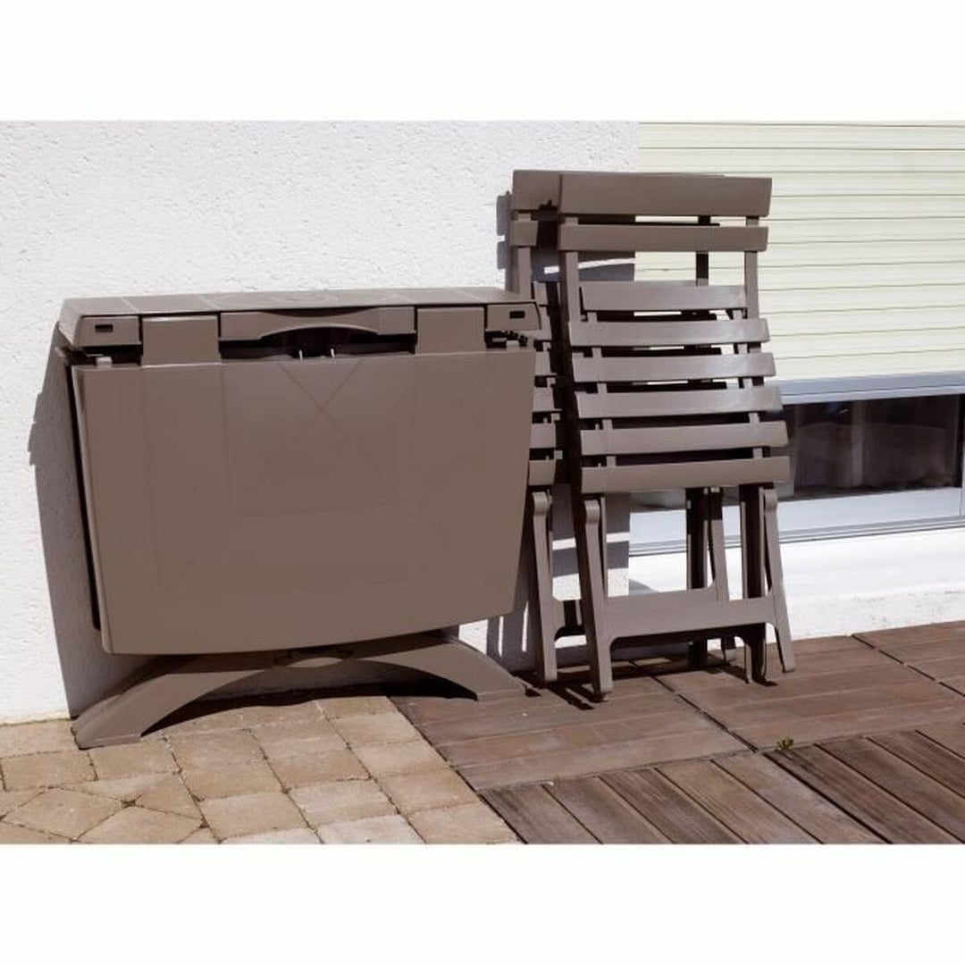 Bigbuy Garden Trädgårdsstol 42 X 50 X 80 Cm Taupe Hars