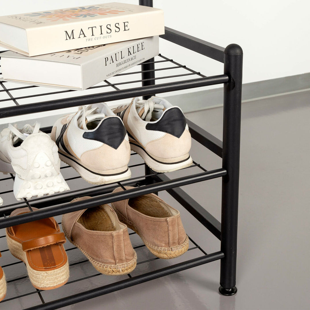 Max Home Jassenrek Met Schap Max Home Staal Melamine Spaanderplaat Minimalist 60 X 175 X 40 Cm