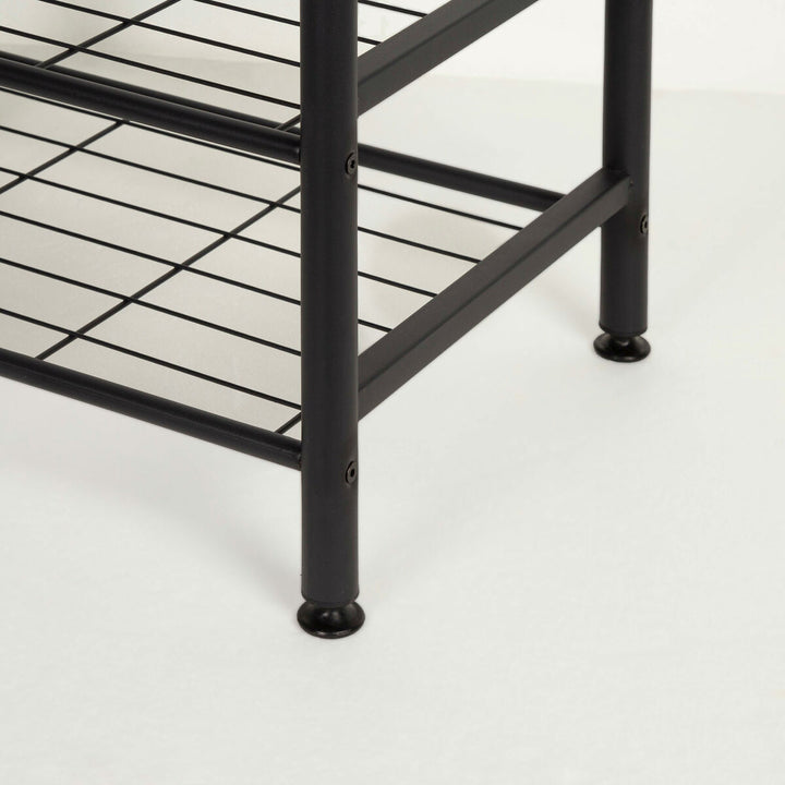 Max Home Jassenrek Met Schap Max Home Staal Melamine Spaanderplaat Minimalist 60 X 175 X 40 Cm