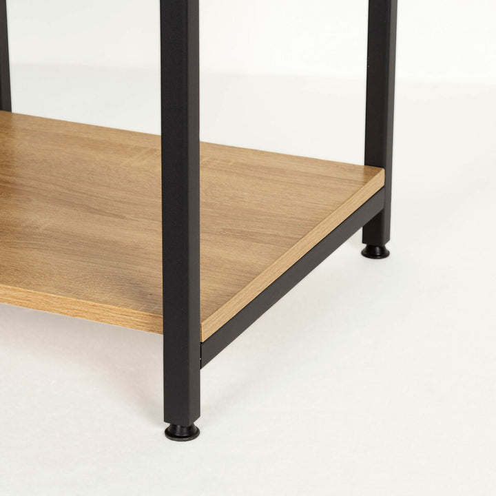 Max Home Jassenrek Met Schap Max Home Staal Melamine Spaanderplaat Minimalist 102 X 180 X 40 Cm