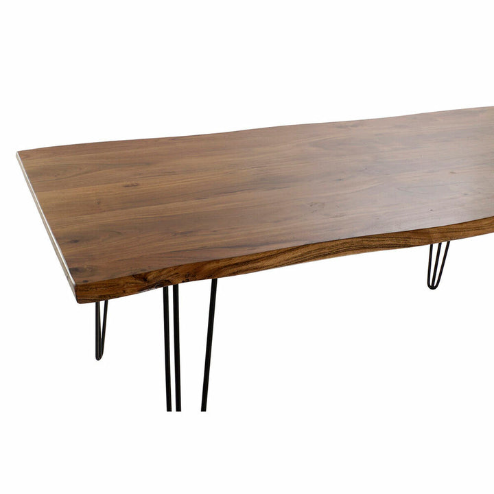Dkd Home Decor Eettafel Dkd Home Decor 180 X 87 X 76 Cm Zwart Metaal Bruin Acacia