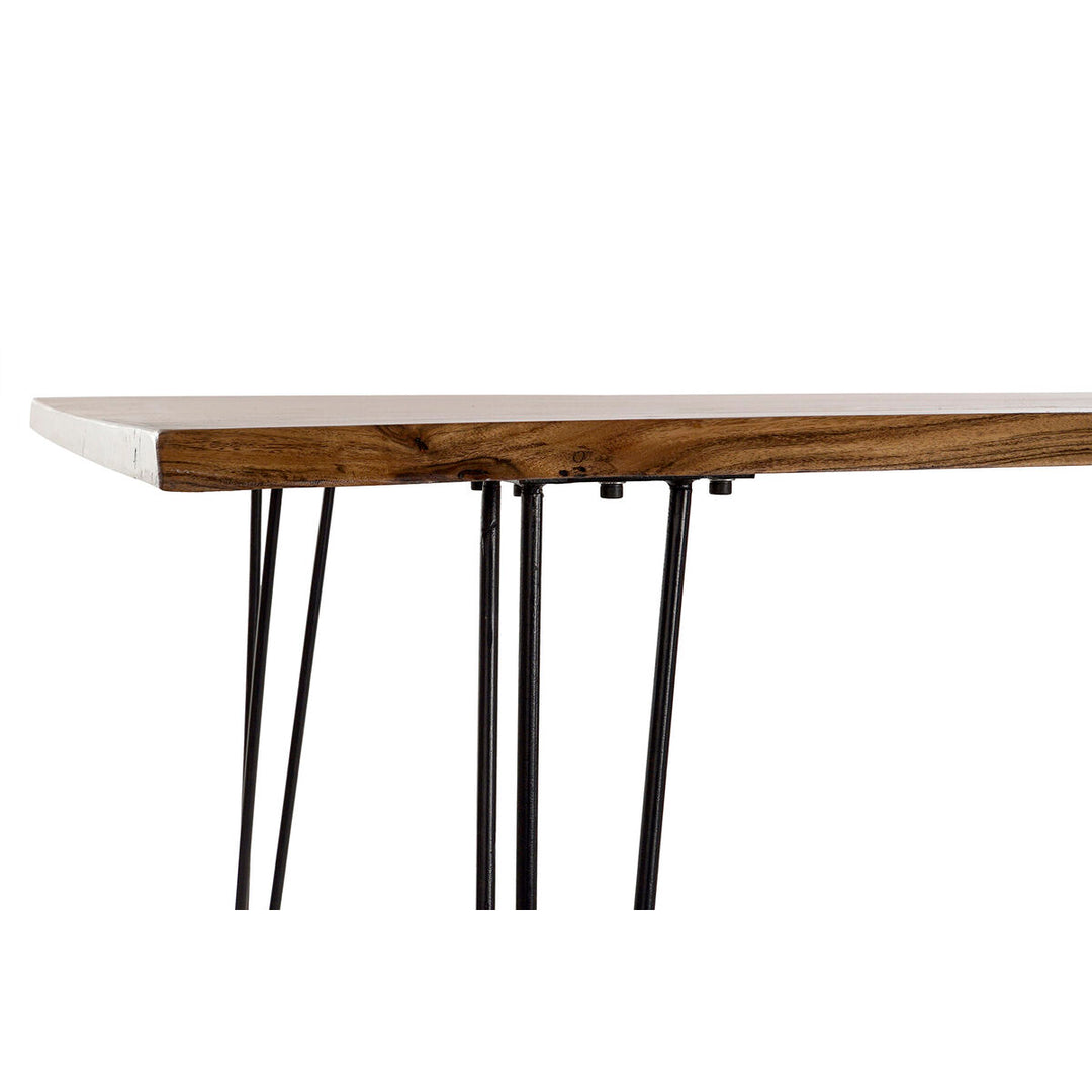 Dkd Home Decor Eettafel Dkd Home Decor 180 X 87 X 76 Cm Zwart Metaal Bruin Acacia