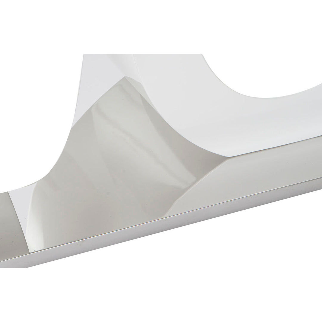 Dkd Home Decor Eettafel Dkd Home Decor Kristal Transparant Wit Hout Mdf (160 X 90 X 75 Cm)