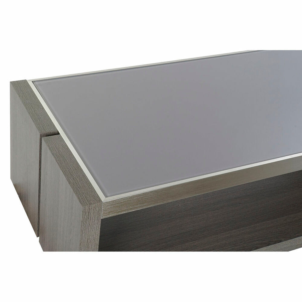 Dkd Home Decor Hoofdtafel Dkd Home Decor Kristal Aluminium Ek Gehard Glas (120 X 60 X 37,5 Cm)