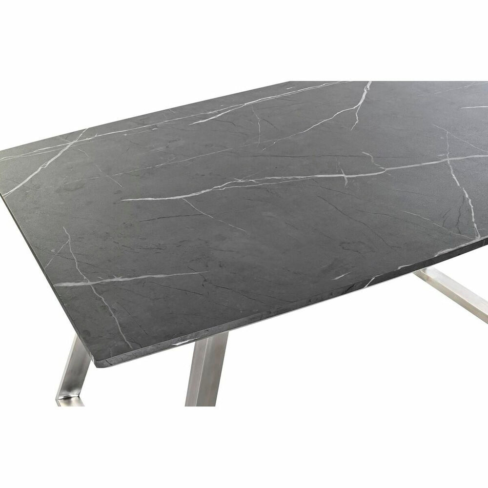 Dkd Home Decor Eettafel Dkd Home Decor Zwart Staal Hout Mdf 160 X 90 X 76 Cm