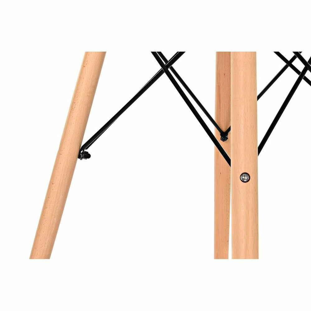 Dkd Home Decor Eettafel Dkd Home Decor Wit Zwart Natuurlijk Berken Hout Mdf 90 X 90 X 74 Cm