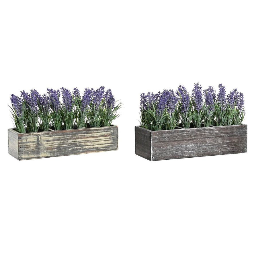 Dkd Home Decor Decoratieve Plant Dkd Home Decor Hout Polyethyleen 32 X 14 X 19,5 Cm (2 Stuks)
