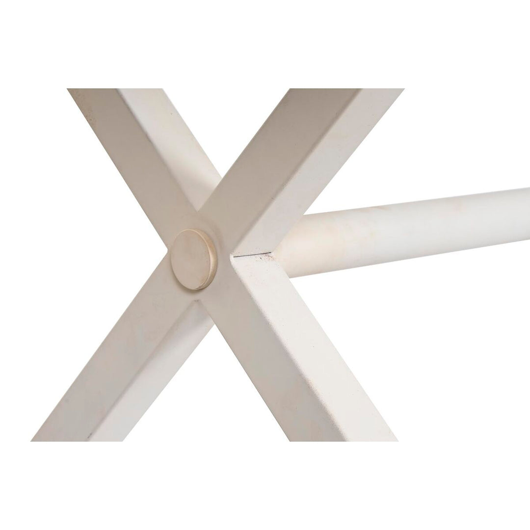 Dkd Home Decor Eettafel Dkd Home Decor Wit Metaal Mangohout 180 X 90 X 76 Cm