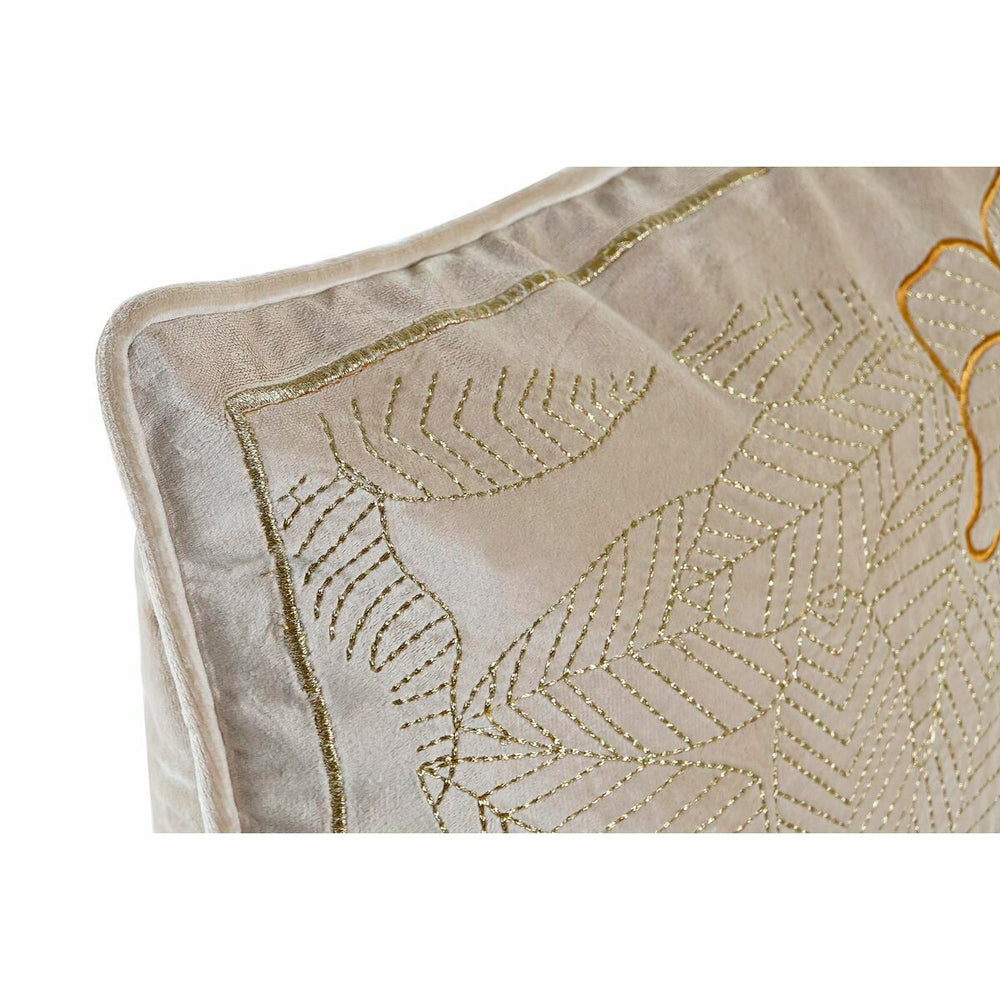 Dkd Home Decor Kussen Dkd Home Decor Gouden 45 X 10 X 45 Cm Blommor
