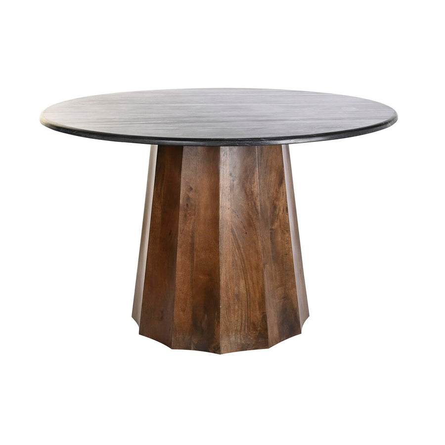 Dkd Home Decor Eettafel Dkd Home Decor Zwart Bruin Marmer Mangohout 120 X 120 X 76 Cm
