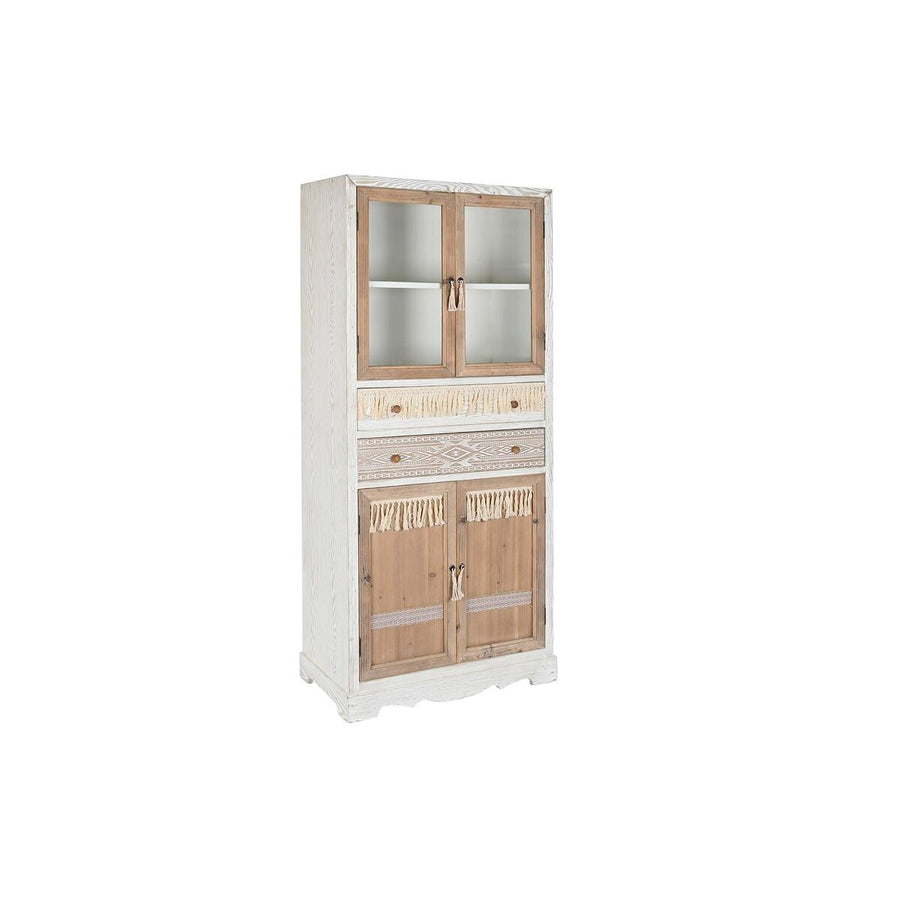 Dkd Home Decor Kast Dkd Home Decor Wit Natuurlijk Kristal Spar 86 X 40 X 180 Cm 80 X 42 X 180 Cm
