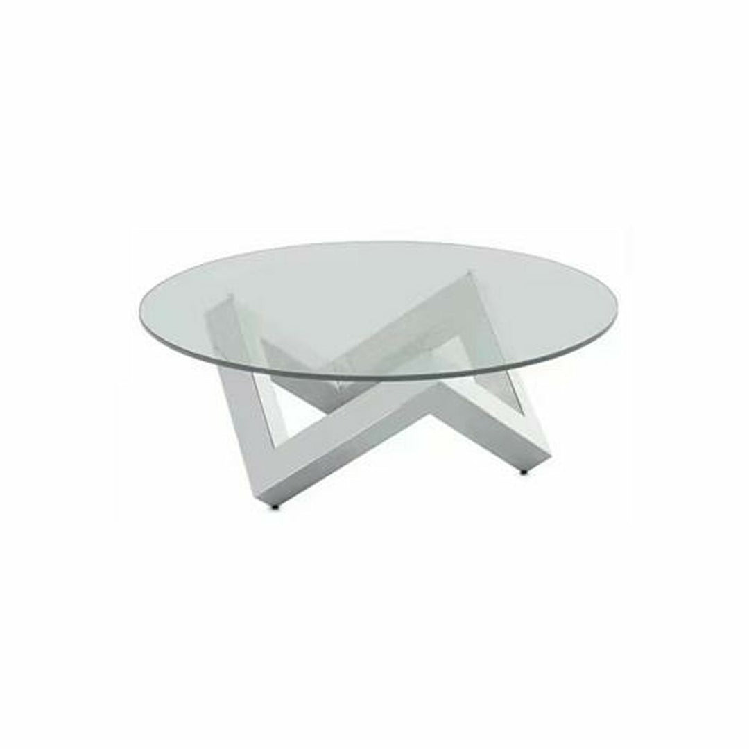 Dkd Home Decor Hoofdtafel Dkd Home Decor Staal Gehard Glas 90 X 90 X 45 Cm