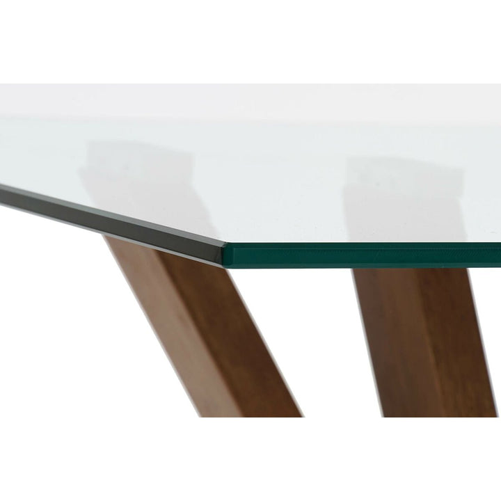 Dkd Home Decor Hoofdtafel Dkd Home Decor Kristal Walnoot Aluminium 130 X 70 X 42 Cm