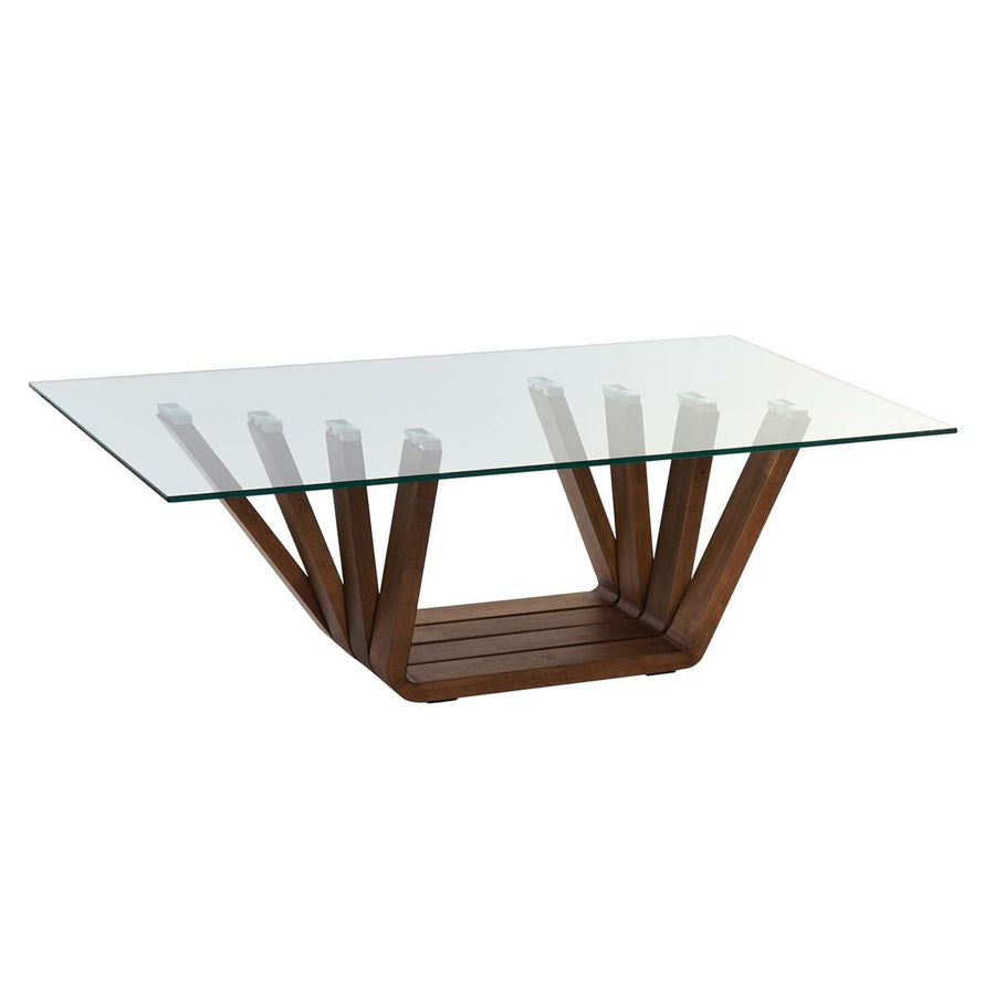 Dkd Home Decor Hoofdtafel Dkd Home Decor Kristal Walnoot Aluminium 130 X 70 X 42 Cm