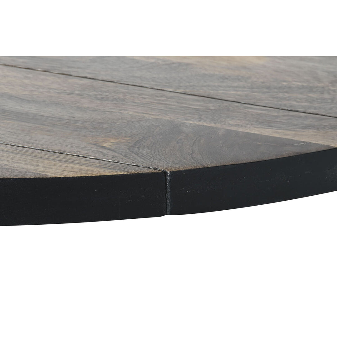 Dkd Home Decor Eettafel Dkd Home Decor Zwart Natuurlijk Metaal Mangohout 200 X 100 X 76 Cm