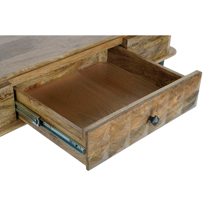 Dkd Home Decor Hoofdtafel Dkd Home Decor 116 X 60 X 46 Cm Metaal Aluminium Mangohout