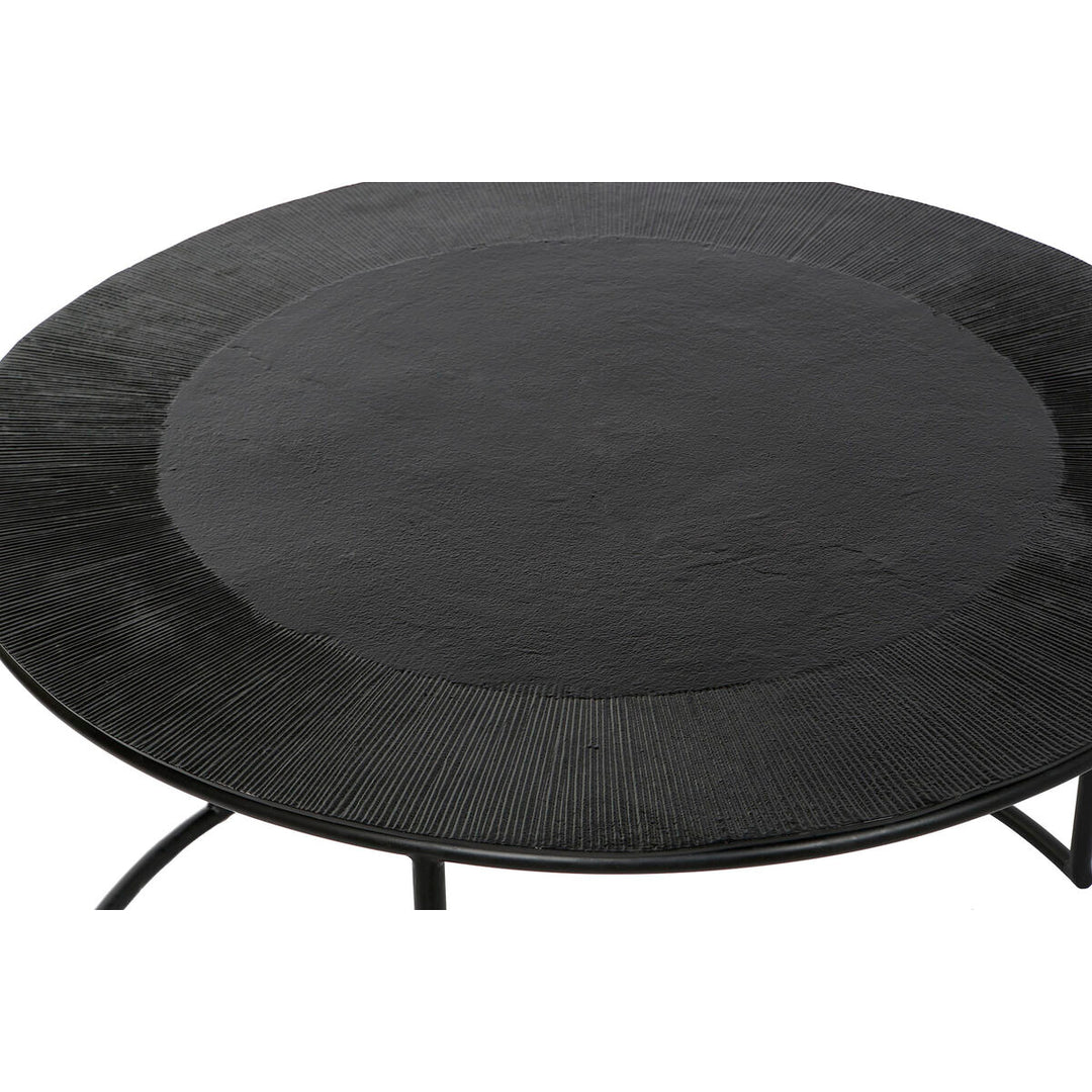Dkd Home Decor Set Van 2 Tafels Dkd Home Decor Zwart Metaal Aluminium 76 X 76 X 44 Cm