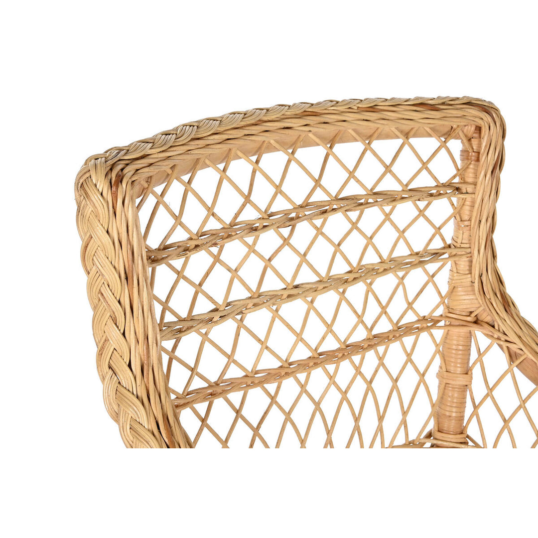 Dkd Home Decor Leunstoel Dkd Home Decor Wit Natuurlijk 56 X 63 X 86 Cm