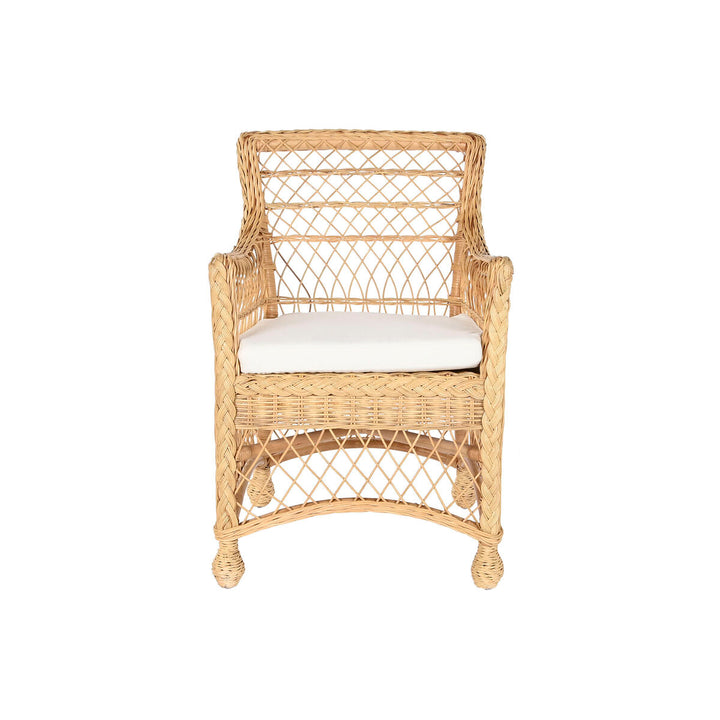Dkd Home Decor Leunstoel Dkd Home Decor Wit Natuurlijk 56 X 63 X 86 Cm