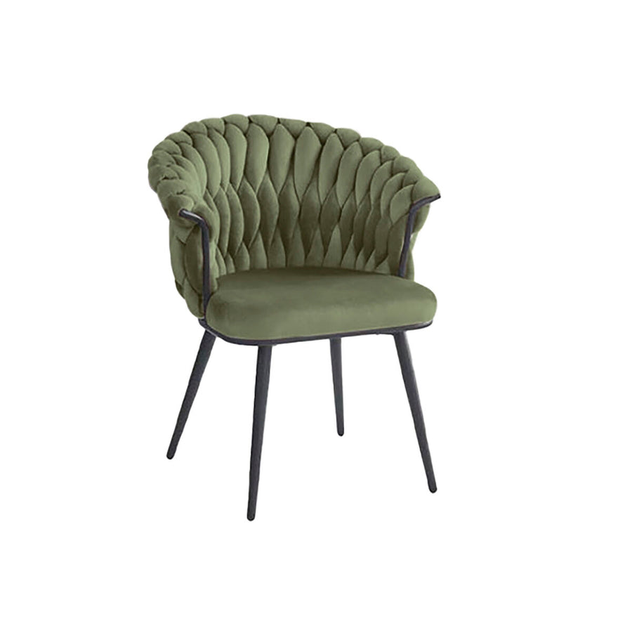 Dkd Home Decor Stoel Dkd Home Decor Zwart Groen Polyester Fluweel Metaal 66 X 60 X 84 Cm