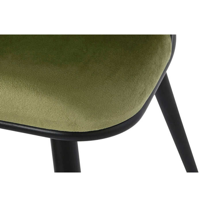 Dkd Home Decor Stoel Dkd Home Decor Zwart Groen Polyester Fluweel Metaal 66 X 60 X 84 Cm