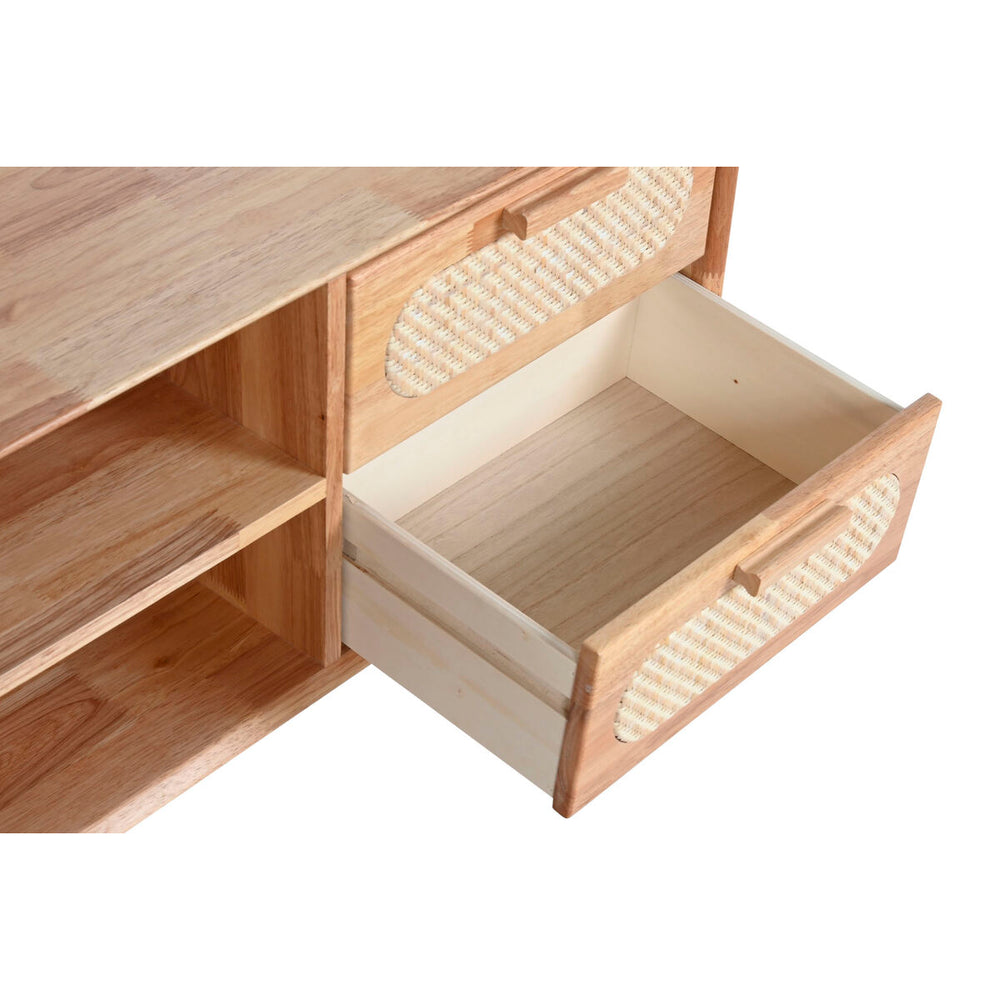 Home Esprit Tv-Meubel Home Esprit Natuurlijk Metaal Rubberwood 120 X 30 X 48 Cm
