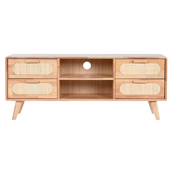 Home Esprit Tv-Meubel Home Esprit Natuurlijk Metaal Rubberwood 120 X 30 X 48 Cm
