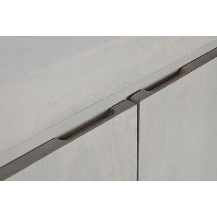 Home Esprit Dressoir Home Esprit Wit Mangohout 82 X 45 X 195 Cm