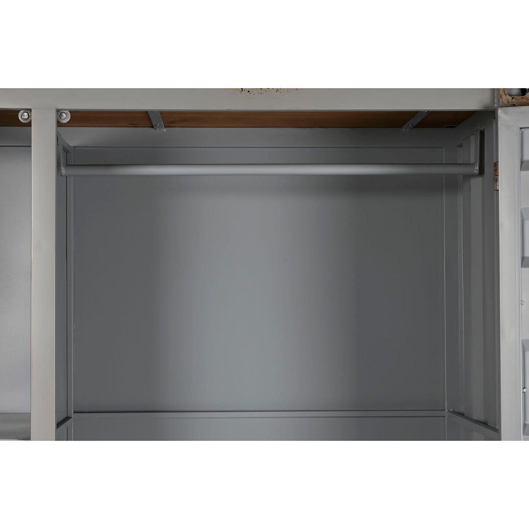 Home Esprit Kast Home Esprit Container Hemelsblauw Metaal 112 X 46 X 174 Cm