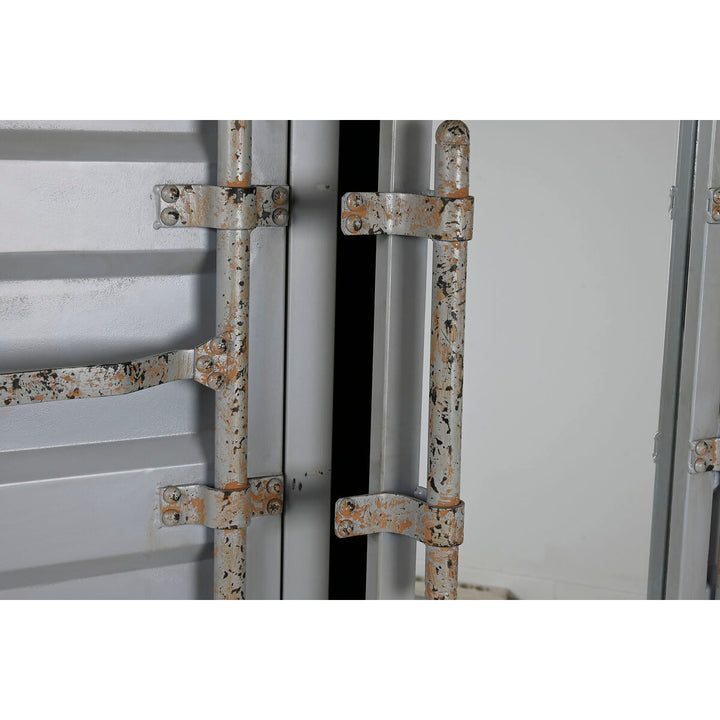 Home Esprit Kast Home Esprit Container Hemelsblauw Metaal 112 X 46 X 174 Cm