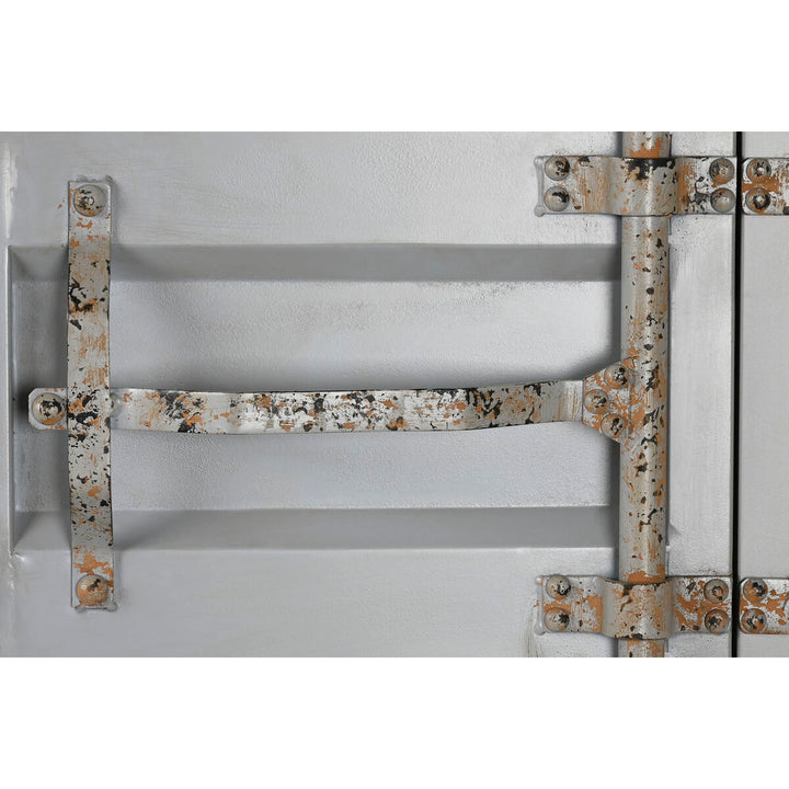 Home Esprit Kast Home Esprit Container Hemelsblauw Metaal 112 X 46 X 174 Cm