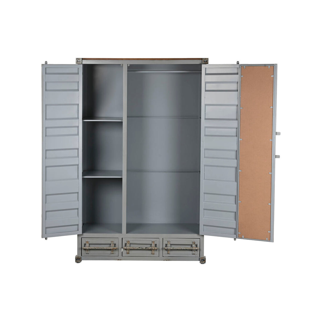 Home Esprit Kast Home Esprit Container Hemelsblauw Metaal 112 X 46 X 174 Cm