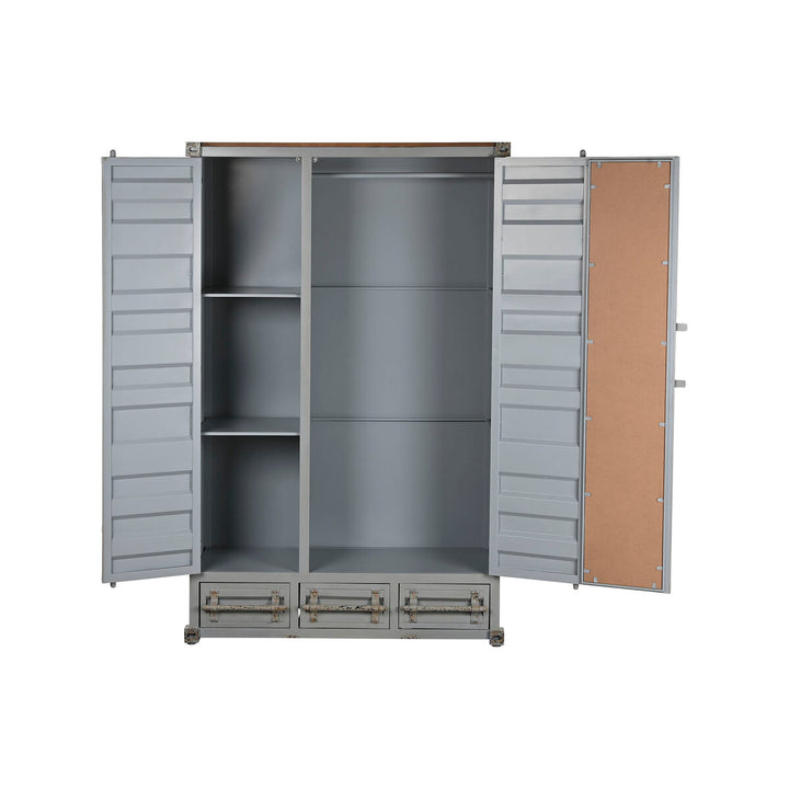 Home Esprit Kast Home Esprit Container Hemelsblauw Metaal 112 X 46 X 174 Cm