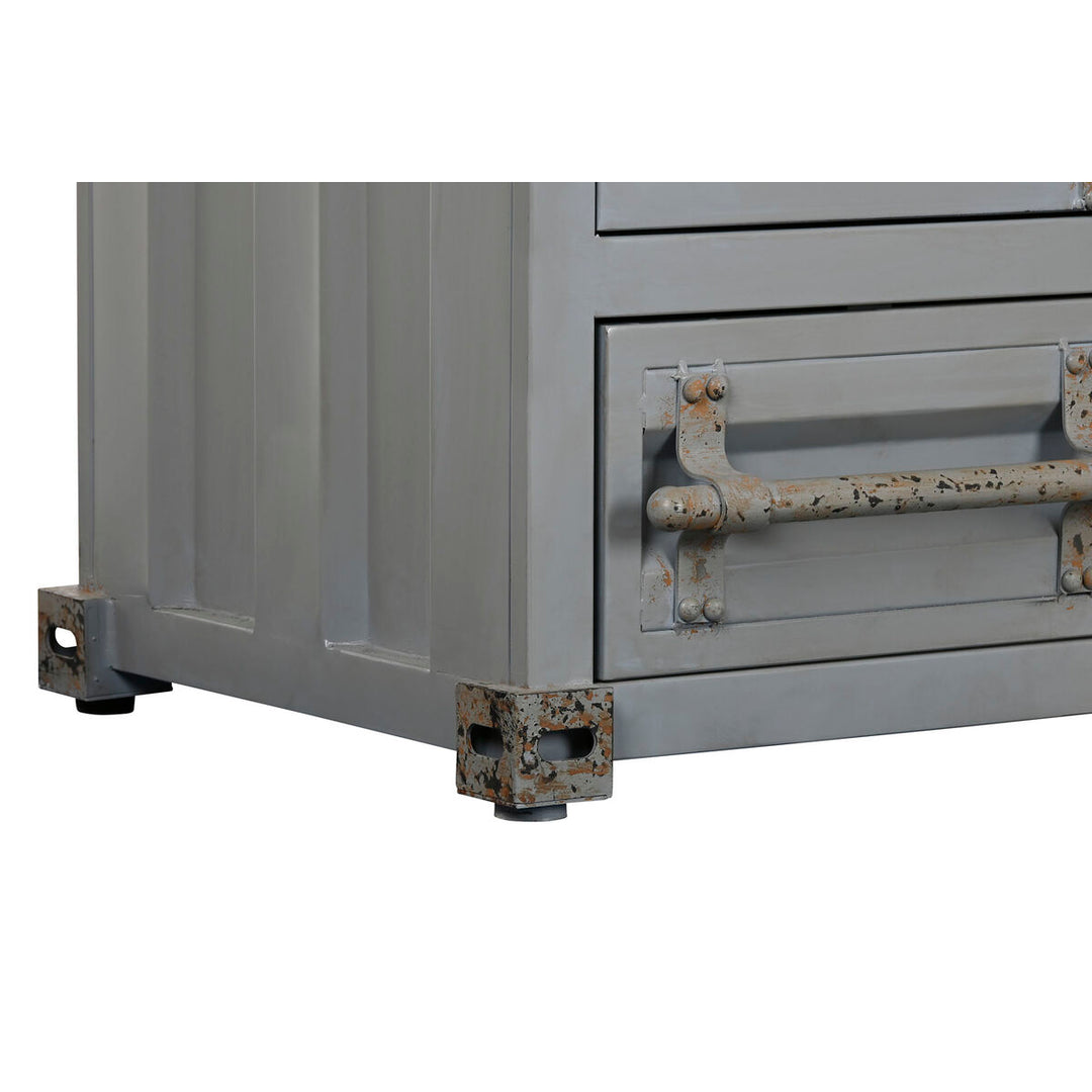 Home Esprit Kast Home Esprit Container Hemelsblauw Metaal 112 X 46 X 174 Cm