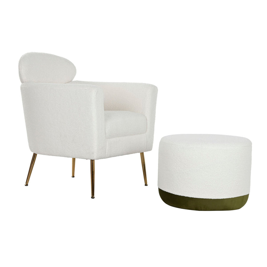 Home Esprit Armstoel Home Esprit Polyester Hout 74 X 76 X 82 Cm
