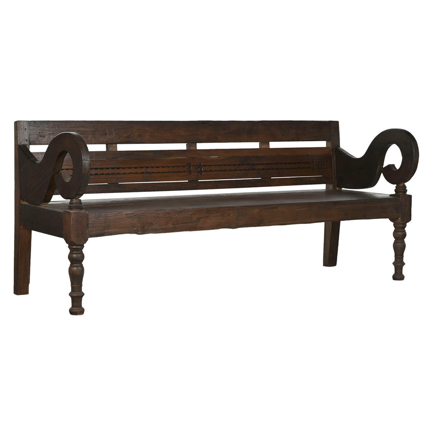 Home Esprit Bank Home Esprit Donkerbruin Teakhout 196 X 68 X 82 Cm