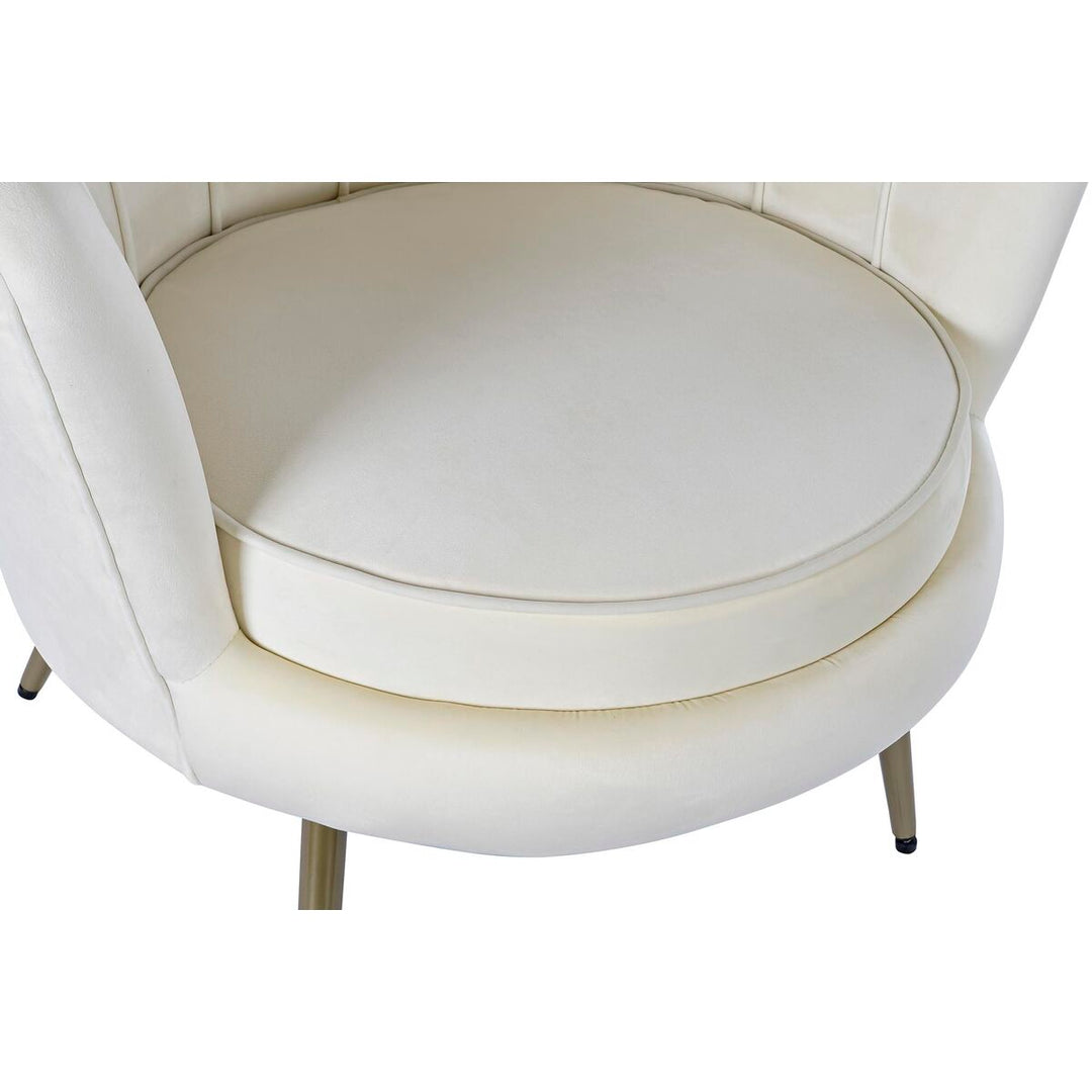 Home Esprit Leunstoel Home Esprit Crème 80 X 75 X 86 Cm