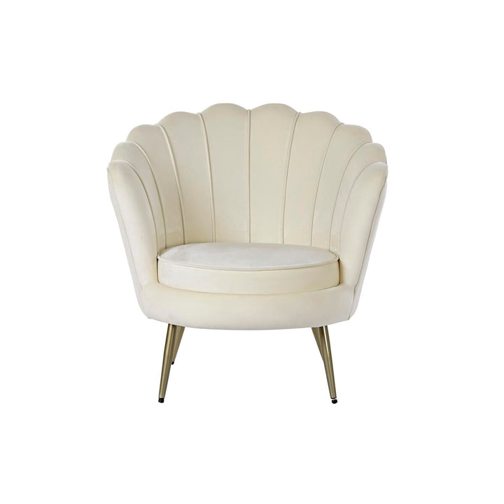 Home Esprit Leunstoel Home Esprit Crème 80 X 75 X 86 Cm