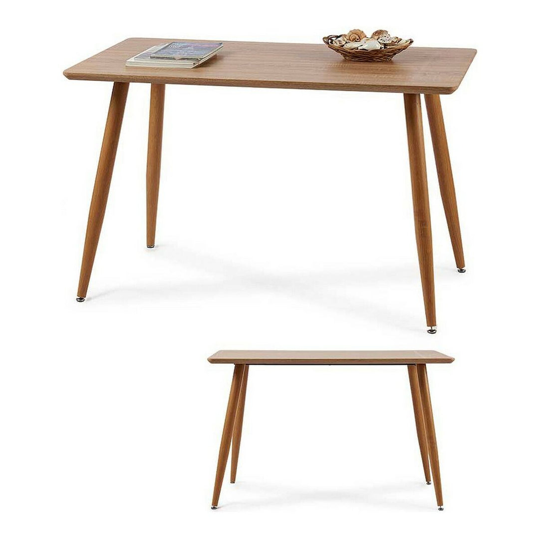 Gift Decor Eettafel Gift Decor Bruin Metaal Hout Melamine 120 X 70 X 75 Cm