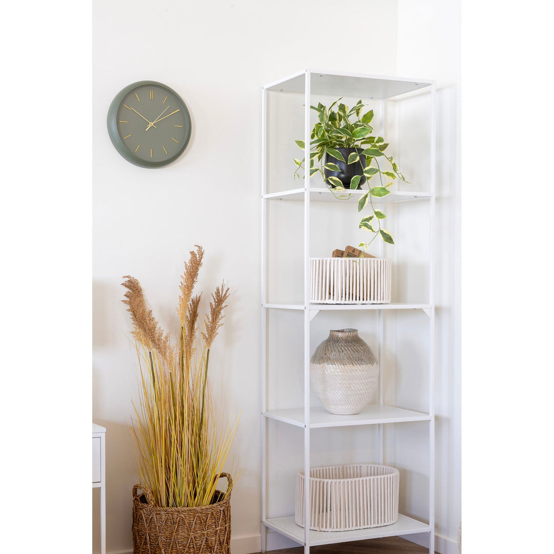 Vaas | Keramiek | Prachtig design | 2-kleurig | Rond