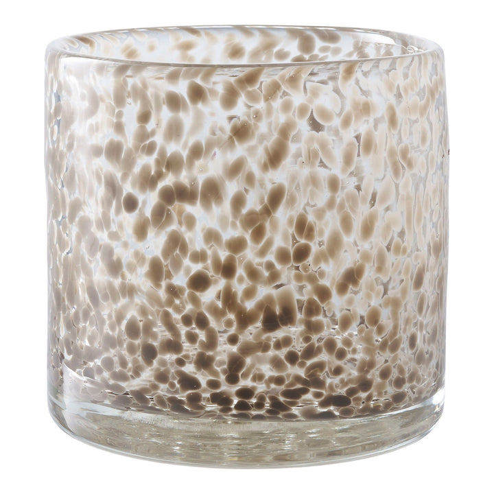 Kaarsenhouder | Glas | Licht bruin