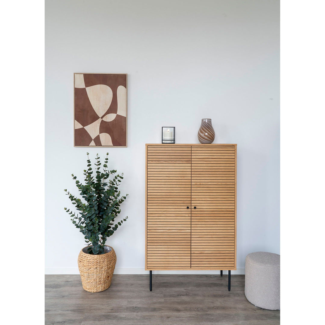 Kaarsenhouder Hurricane small | Metaal en glas | Doorzichtig