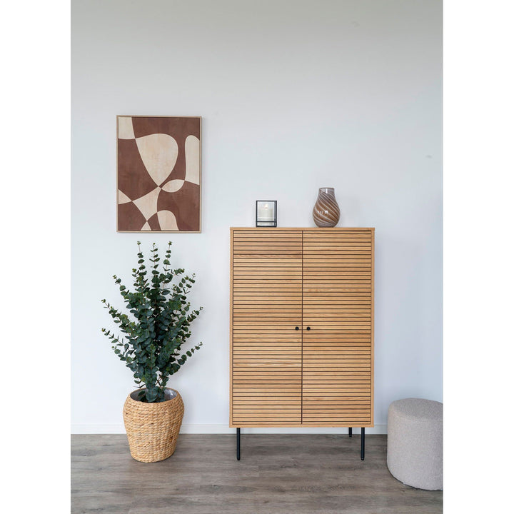 Kaarsenhouder Hurricane small | Metaal en glas | Doorzichtig