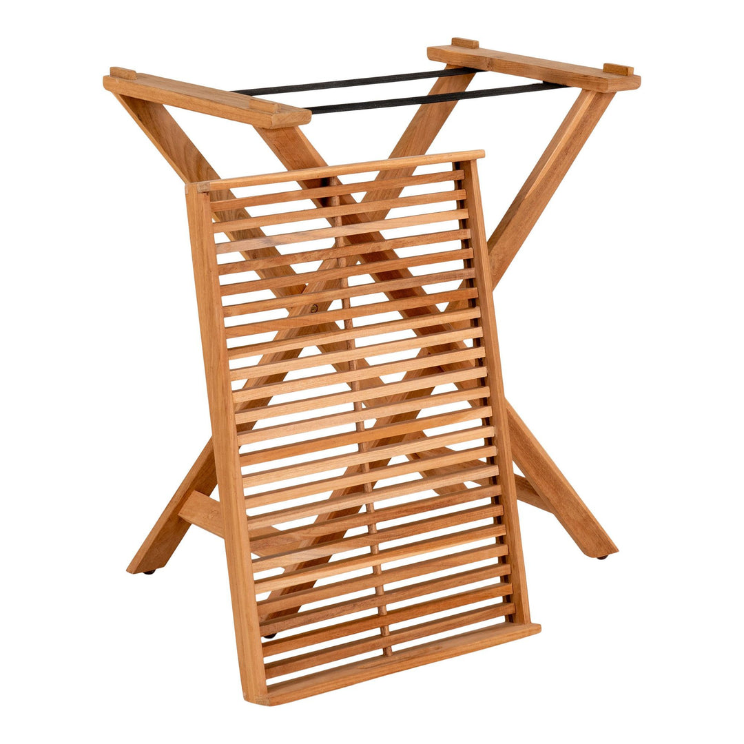 Side table Ronda | Massief teakhout | Dienblad tafel
