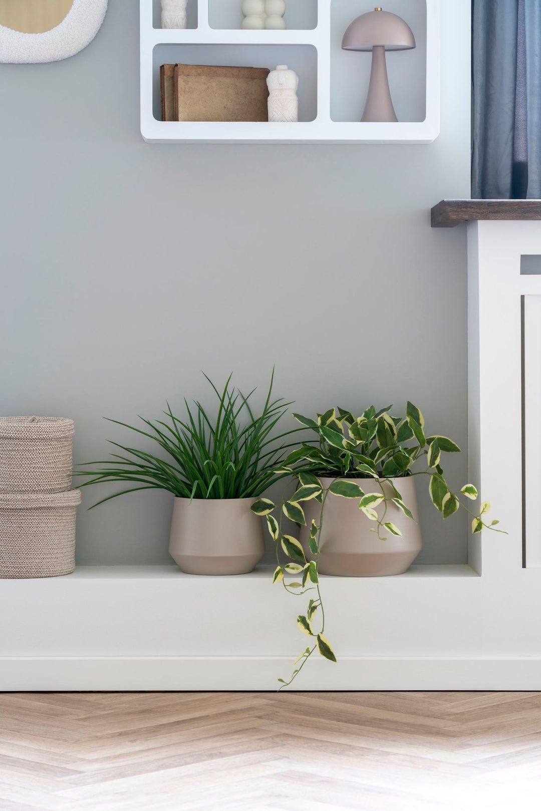 Kunstplant met gras | 45 cm hoog