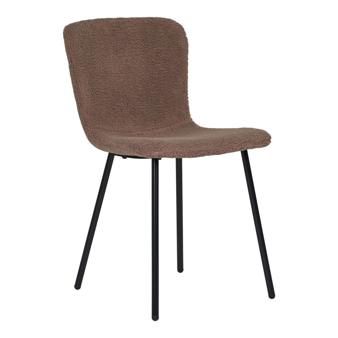 Eetkamerstoelen Halden | Donkerbruin | Set van 2 stuks