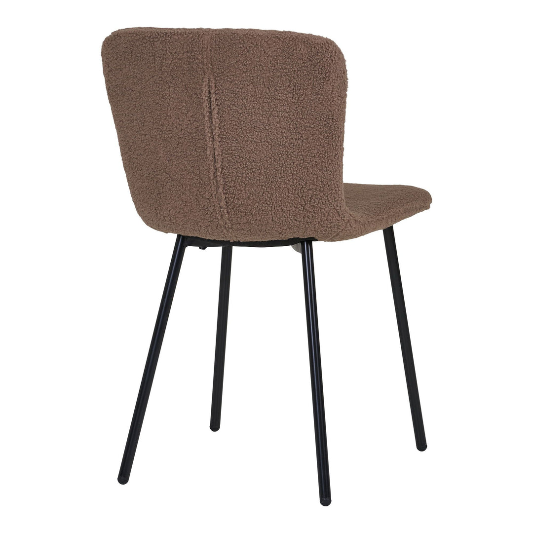 Eetkamerstoelen Halden | Donkerbruin | Set van 2 stuks