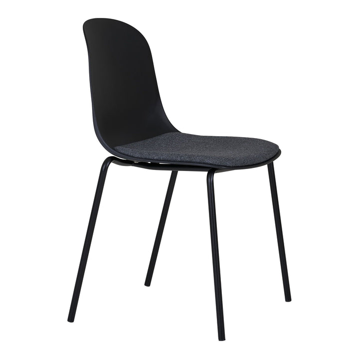 Eetkamerstoelen Madelena | Zwart | Set van 2 stuks