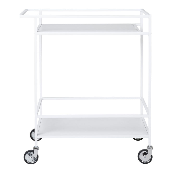Side table / Bar trolley Vita | Stevig | Staal | Wit